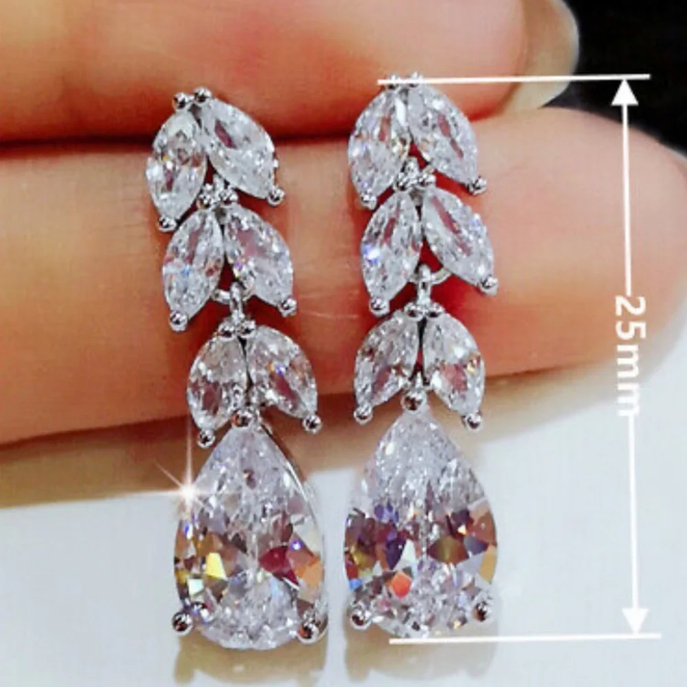 NWT LUXURY sterling silver Earrings - Picture 3 of 5